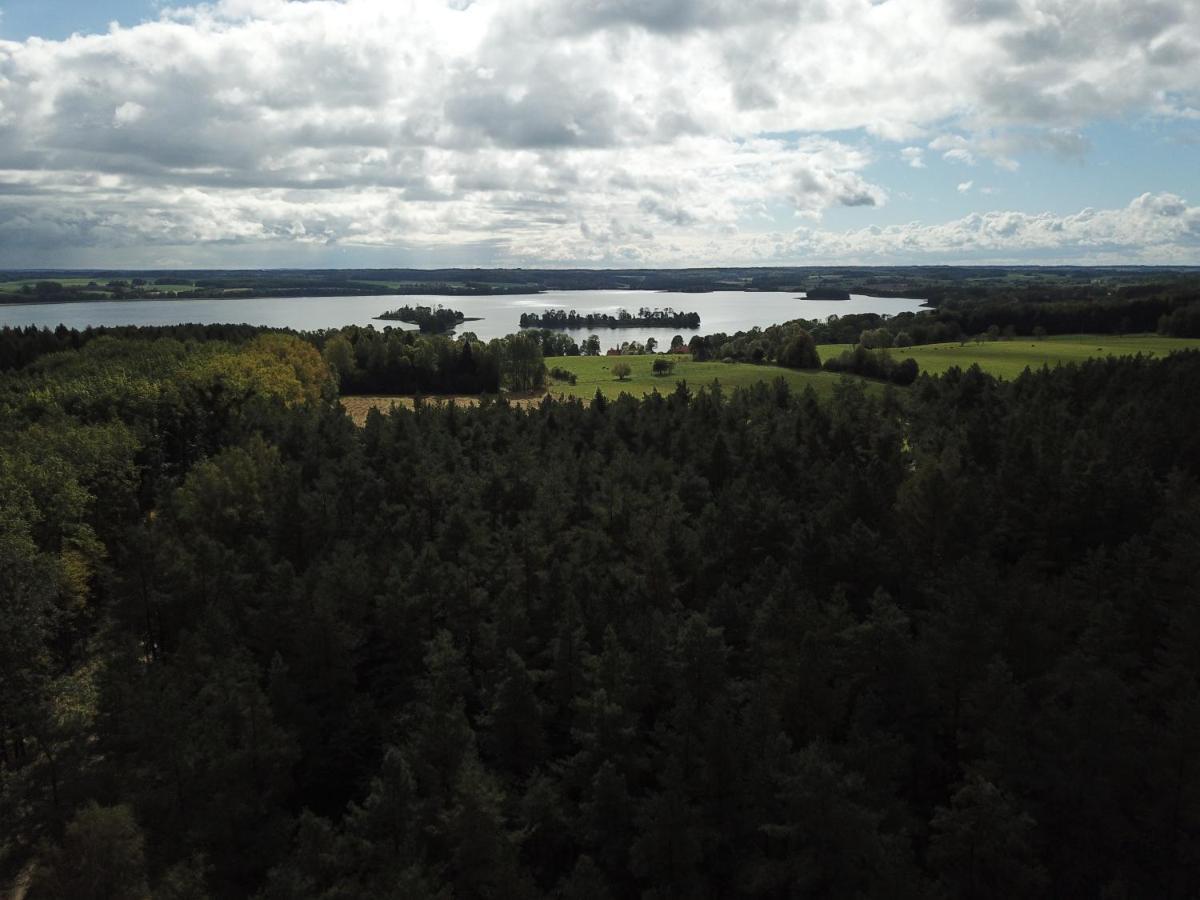 Mieszkanie nad jeziorem Rydzówka+prywatny staw+plaża+Mazury Srokowo Exterior foto