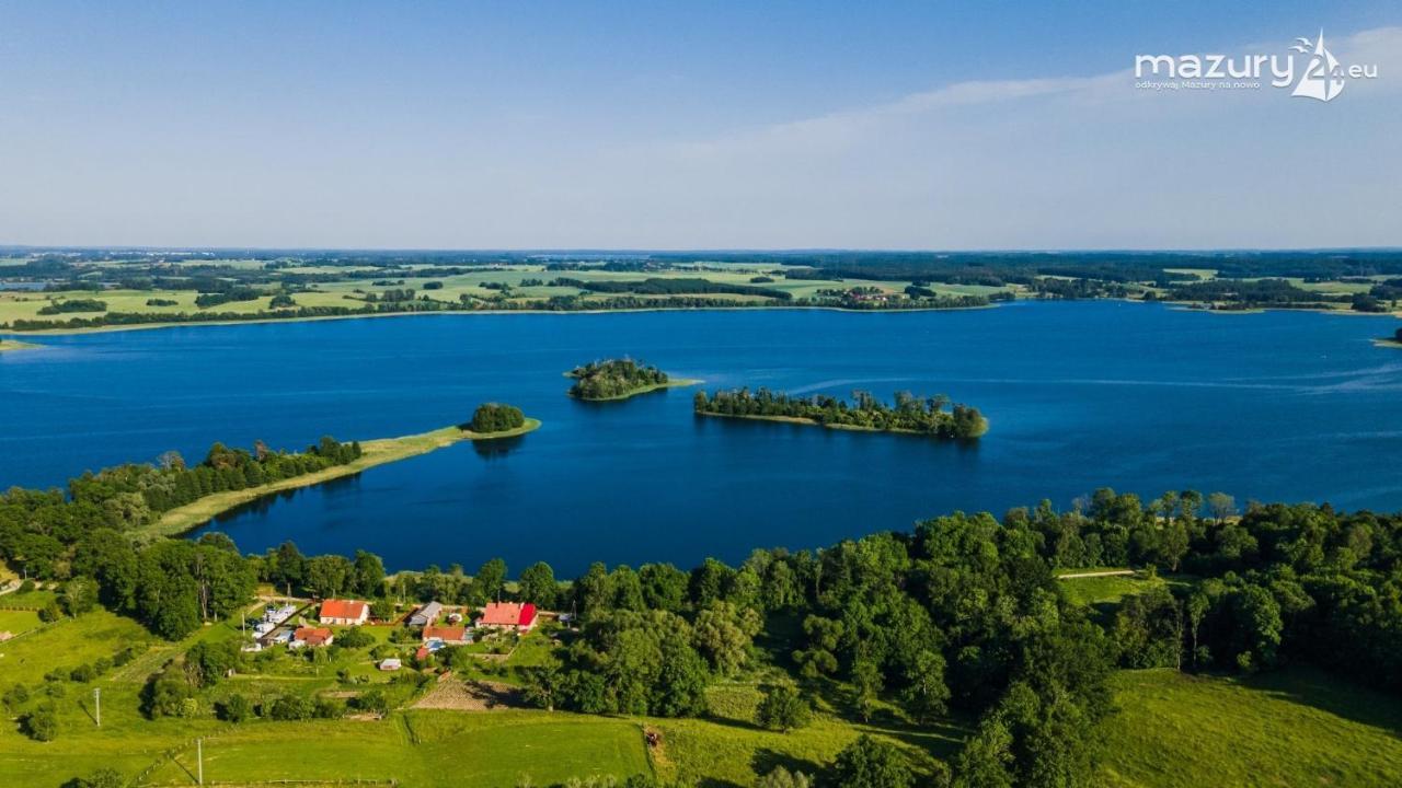 Mieszkanie nad jeziorem Rydzówka+prywatny staw+plaża+Mazury Srokowo Exterior foto